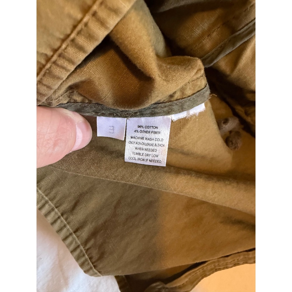 Loft Olive Green Utility Jacket Button Lightweigh… - image 5